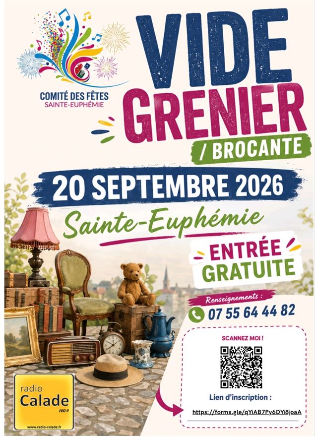 Affiche - Comité des fêtes de Ste-Euphémie