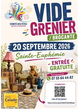 Affiche - Comité des fêtes de Ste-Euphémie
