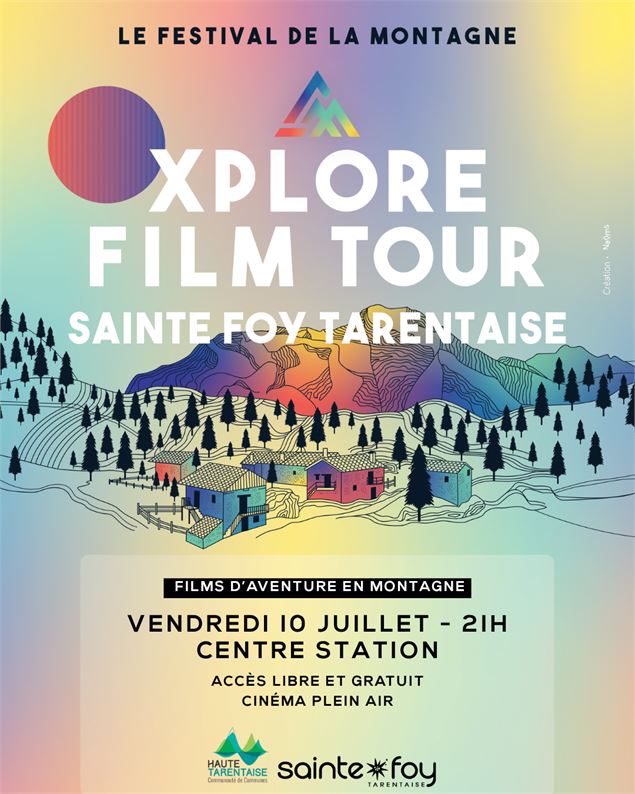 Affiche Xplore - Sainte Foy - Xplore Alpes Festival