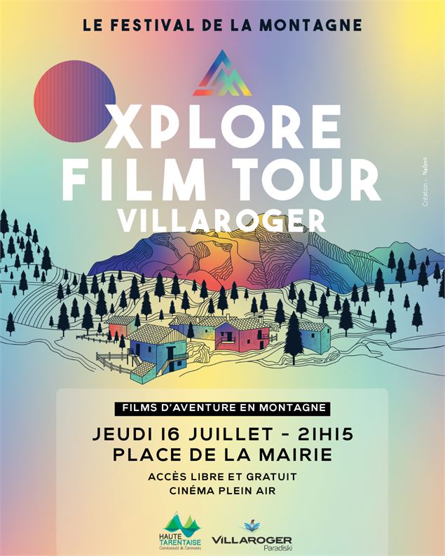 Affiche Xplore - Villaroger - Xplore Alpes Festival
