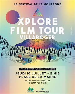 Affiche Xplore - Villaroger - Xplore Alpes Festival