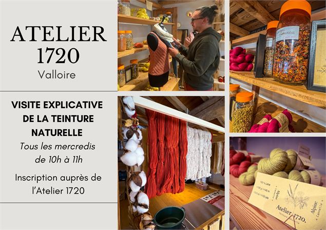 Visite explicative de la  teinture naturelle_Valloire