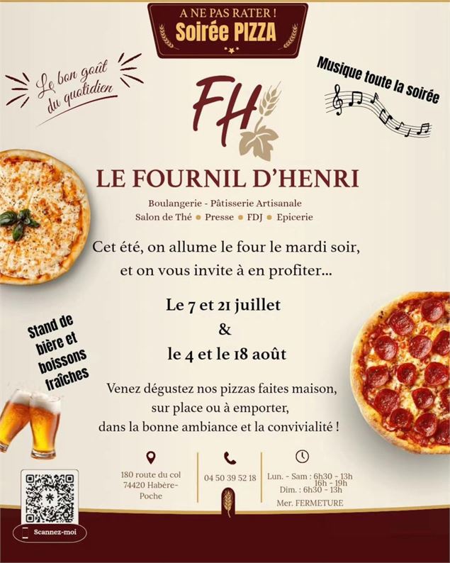 Soirée Pizza_Habère-Poche - Le Fournil d'Henri