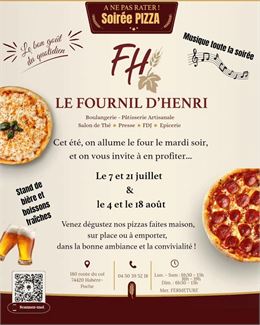 Soirée Pizza_Habère-Poche - Le Fournil d'Henri