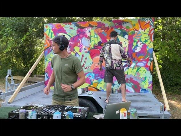 Live Painting La Vagabombe_Valloire