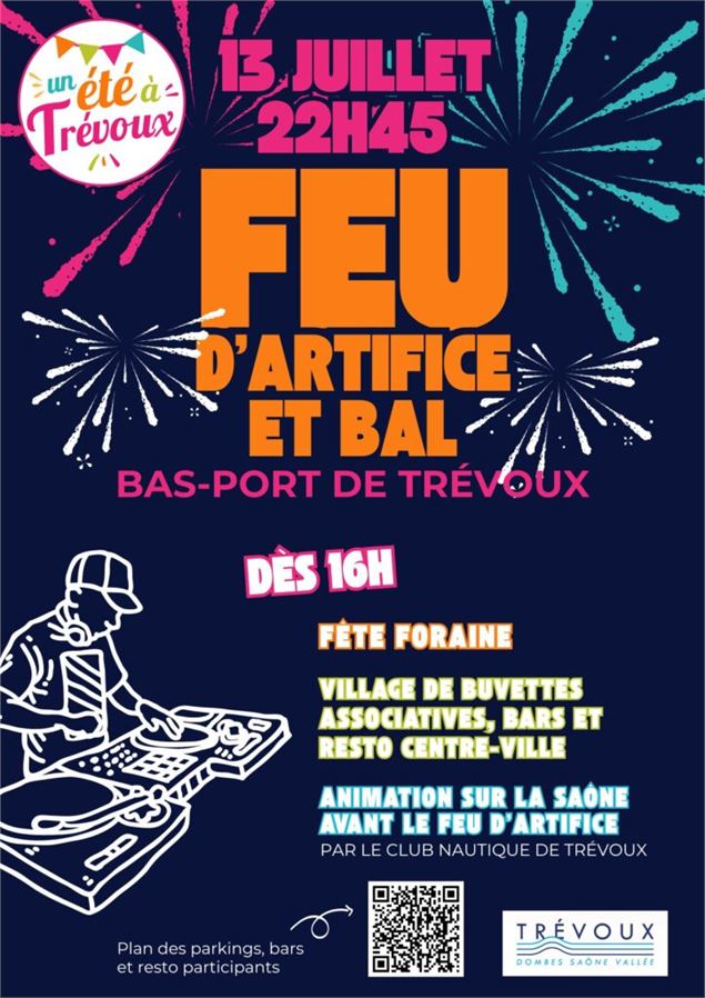 Feu d'artifice et bal des pompiers à Trévoux_Trévoux - DR