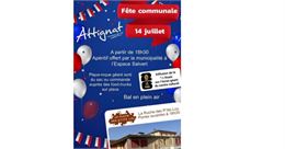 Affiche Fête communale - ©Mairie d'Attignat