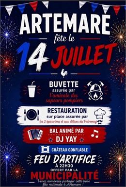 Artemare fête le 14 juillet_Artemare - Ville d'Artemare