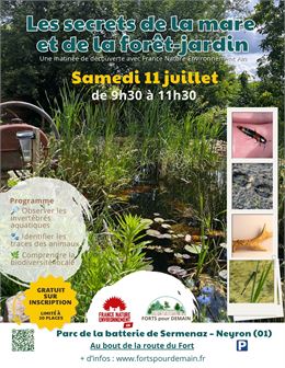 Les secrets de la mare et de la forêt-jardin - Forts pour Demain et France Nature Environnement