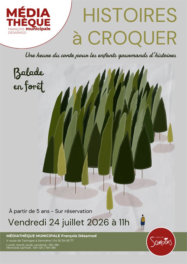 Affiche histoires à croquer du 24-07-26 - Commune de Samoëns