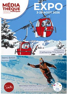 Affiche expo MED Août 2026 - Illustrations : Catherine Tournay et Rémi Bara; Affiche : commune de Sa