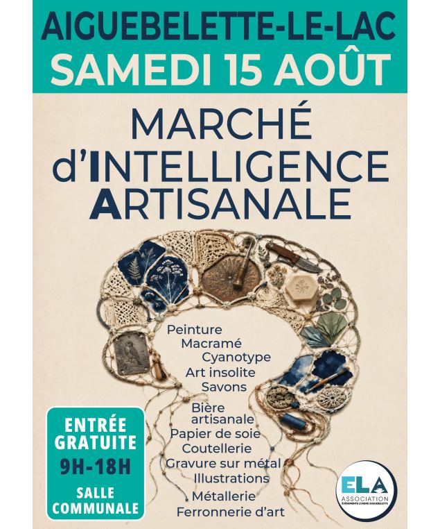 Marché d'intelligence artisanale_Aiguebelette-le-Lac - Ela Aiguebelette