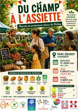 Le p'tit marché alimentaire solidaire au Biollay - DC studio