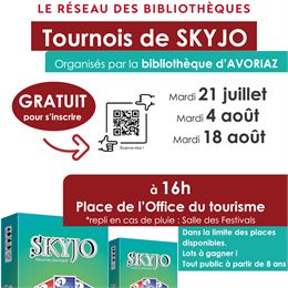 Tournoi de Skyjo avec la bibliothèque d’Avoriaz._Avoriaz