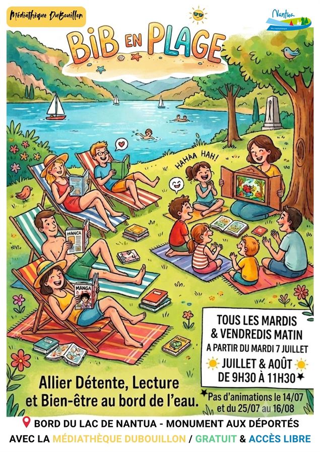 Affiche animation - Médiathèque DuBouillon