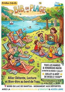 Affiche animation - Médiathèque DuBouillon