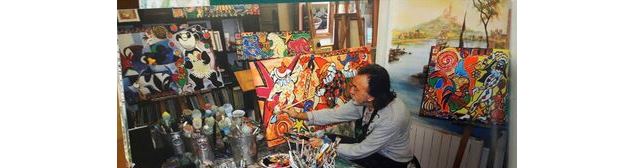Le peintre Christian Hagnère - Christian Hagnère