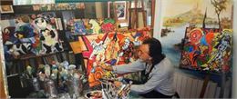 Le peintre Christian Hagnère - Christian Hagnère