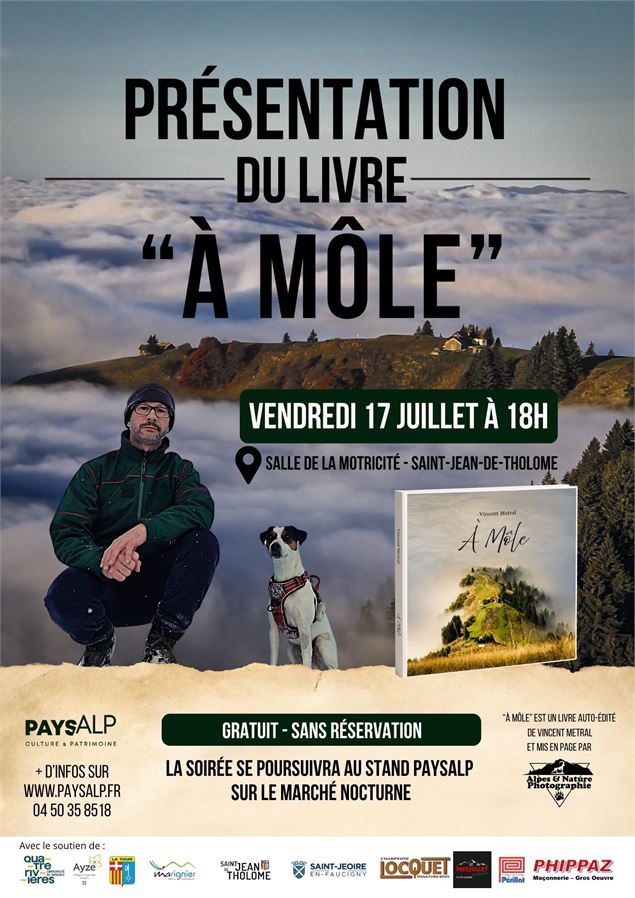 Présentation du livre « À Môle » - Paysalp