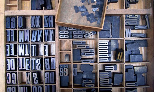 Atelier - Typographie et imprimerie à l'ancienne
