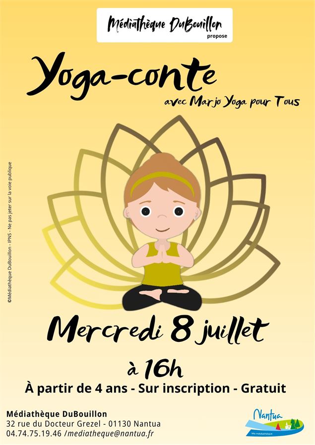 Affiche animation - Médiathèque DuBouillon