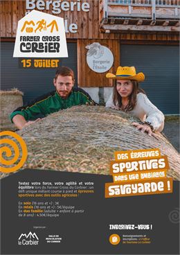 Affiche du Farmer Cross du Corbier - Office de Tourisme Le Corbier