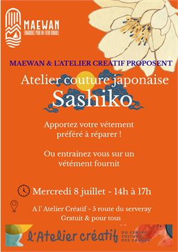 ATELIER SASHIKO - BRODERIE JAPONAISE_Les Carroz-d'Arâches