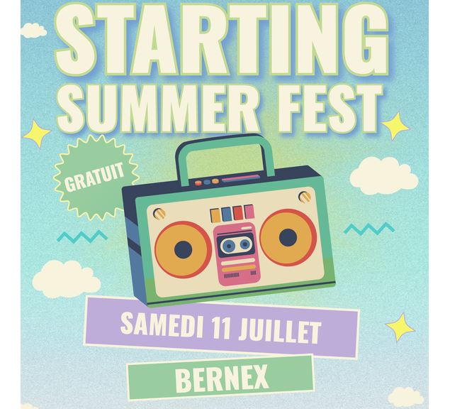 affiche de l'évènement - Starting block