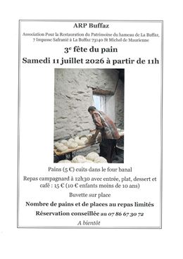 Fête du pain_Saint-Michel-de-Maurienne - ARP La Buffaz