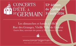 Concerts d'été à St-Germain 2026 - DR