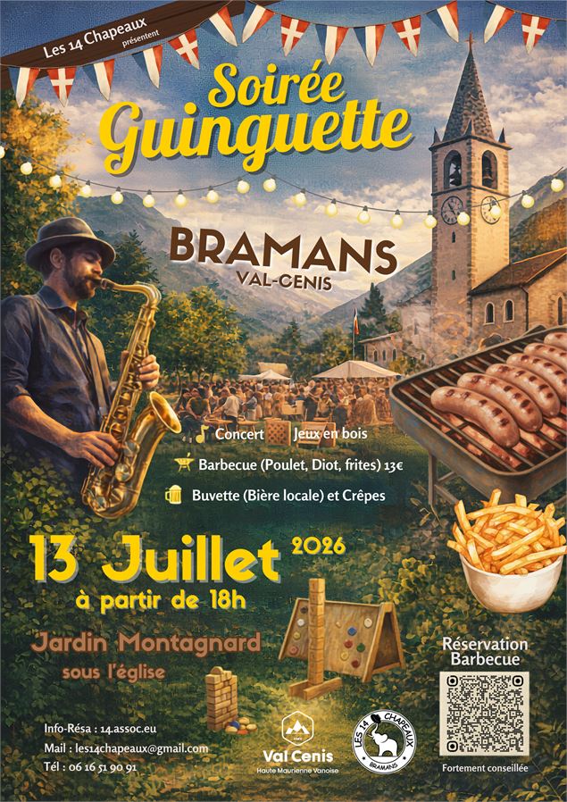 Soirée Guinguette_Val-Cenis - J.Chevalier pour Les 14 Chapeaux
