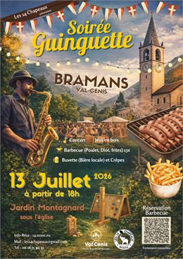 Soirée Guinguette_Val-Cenis - J.Chevalier pour Les 14 Chapeaux