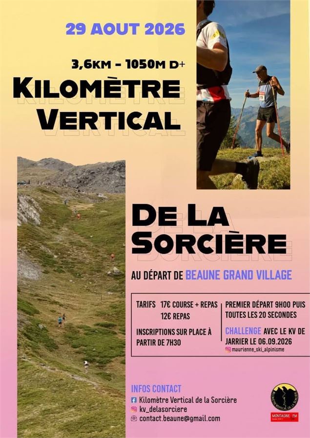 Kilomètre vertical de la Sorcière_Saint-Michel-de-Maurienne - Ski club Beaune