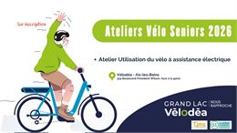 Atelier vélo sénior - Utilisation du VAE - Agence Écomobilité Savoie Mont-Blanc