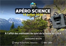 Apéro Science : À l’affût des méthodes de suivi de la faune au CREA_Vallorcine