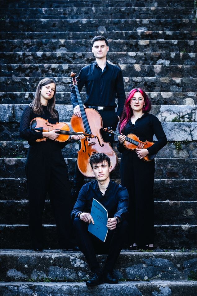 Concert avec le quatuor Astrakuma - Conzieu - Quatuor Astrakuma
