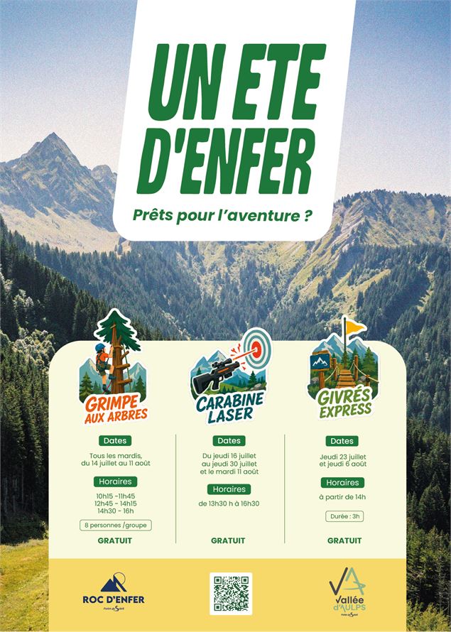 Un été d'enfer : Carabine Laser_Saint-Jean-d'Aulps - Tamara Berlioux / Vallée d'Aulps Tourisme