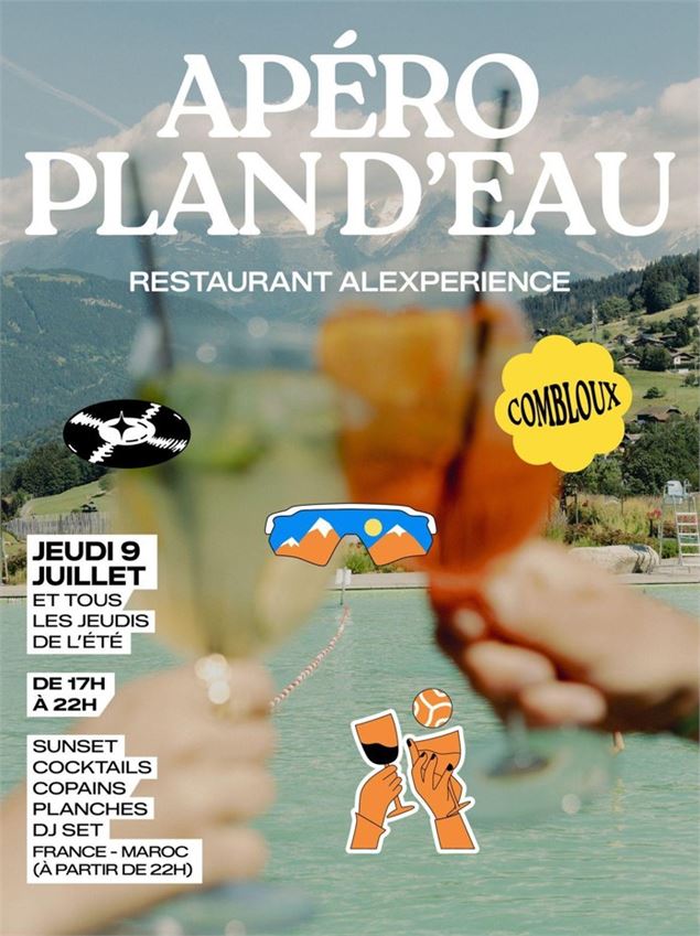 Apéro plan d'eau_Combloux - Alexperience