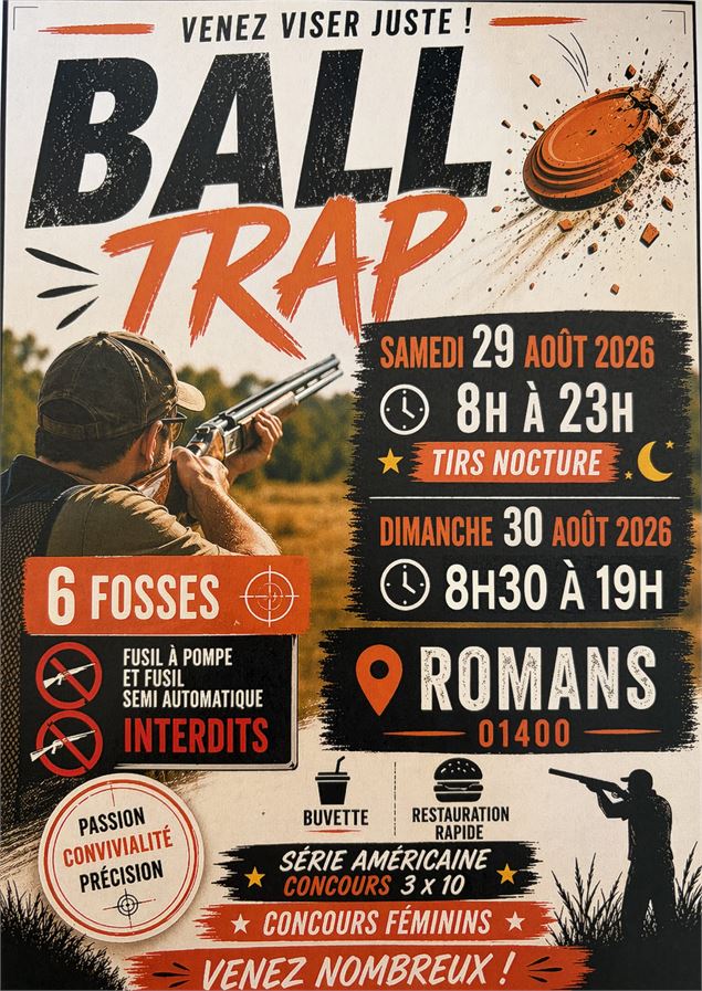 L'affiche détaille le programme de la journée - Comité fêtes et Loisirs