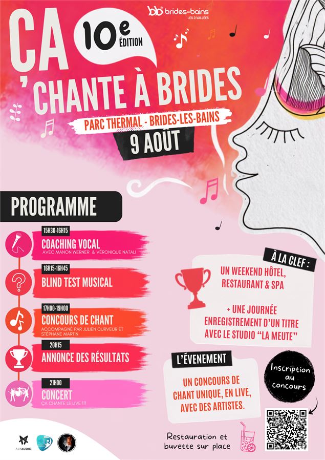 Affiche concours de chant - Brides-les-Bains-Office-de-Tourisme