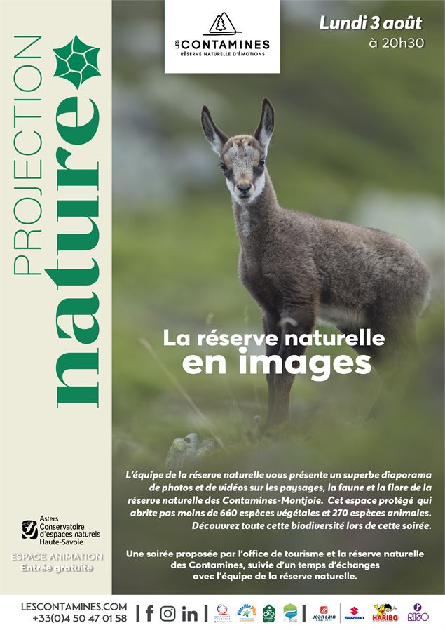 Projection nature suivi d'échanges avec la réserve naturelle_Les Contamines-Montjoie