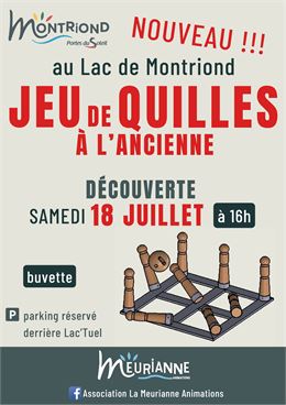 Jeu de quilles à l'ancienne - Association la Meurianne