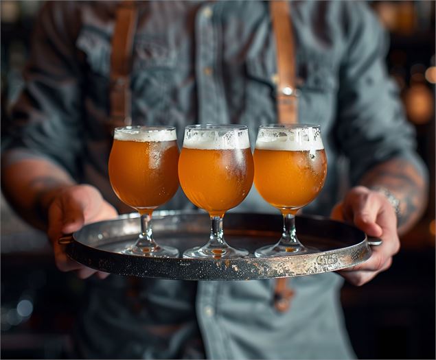 Taproom de la brasserie Sapaudia_Aime-la-Plagne - Image de freepik