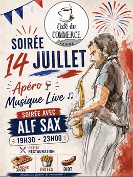 Soirée 14 juillet au Café du Commerce - Cafe Du Commerce