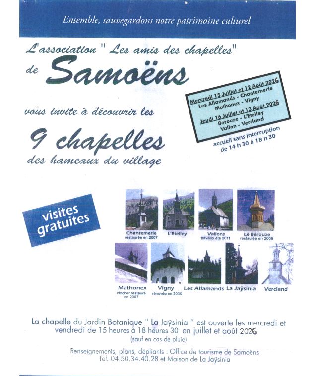 Visites des Chapelles de Samoëns_Samoëns