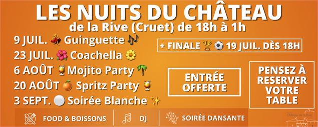 Les Nuits du Château de la Rive - Château de la Rive