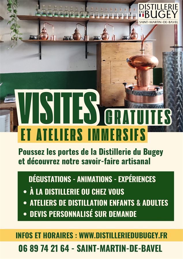 Atelier distillez votre Gin - Distillerie du Bugey_Saint-Martin-de-Bavel - Distillerie du Bugey