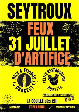 Le feu d'artifice de Seytroux - Comité des fêtes de Seytroux
