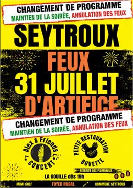 Soirée Solidarité sans le feu d'artifice à Seytroux_Seytroux - Comité des fêtes de Seytroux