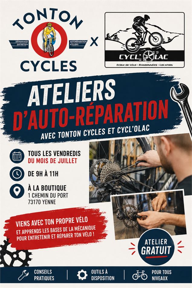 Auto réparation Cycl'O Lac - Cycl'O Lac